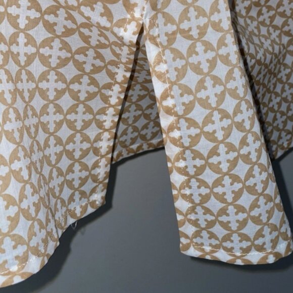 Charleston Shoe Co. by Steve Mayer Cotton Tunic/Cover-Up Tan Medallion Medium - Picture 5 of 7